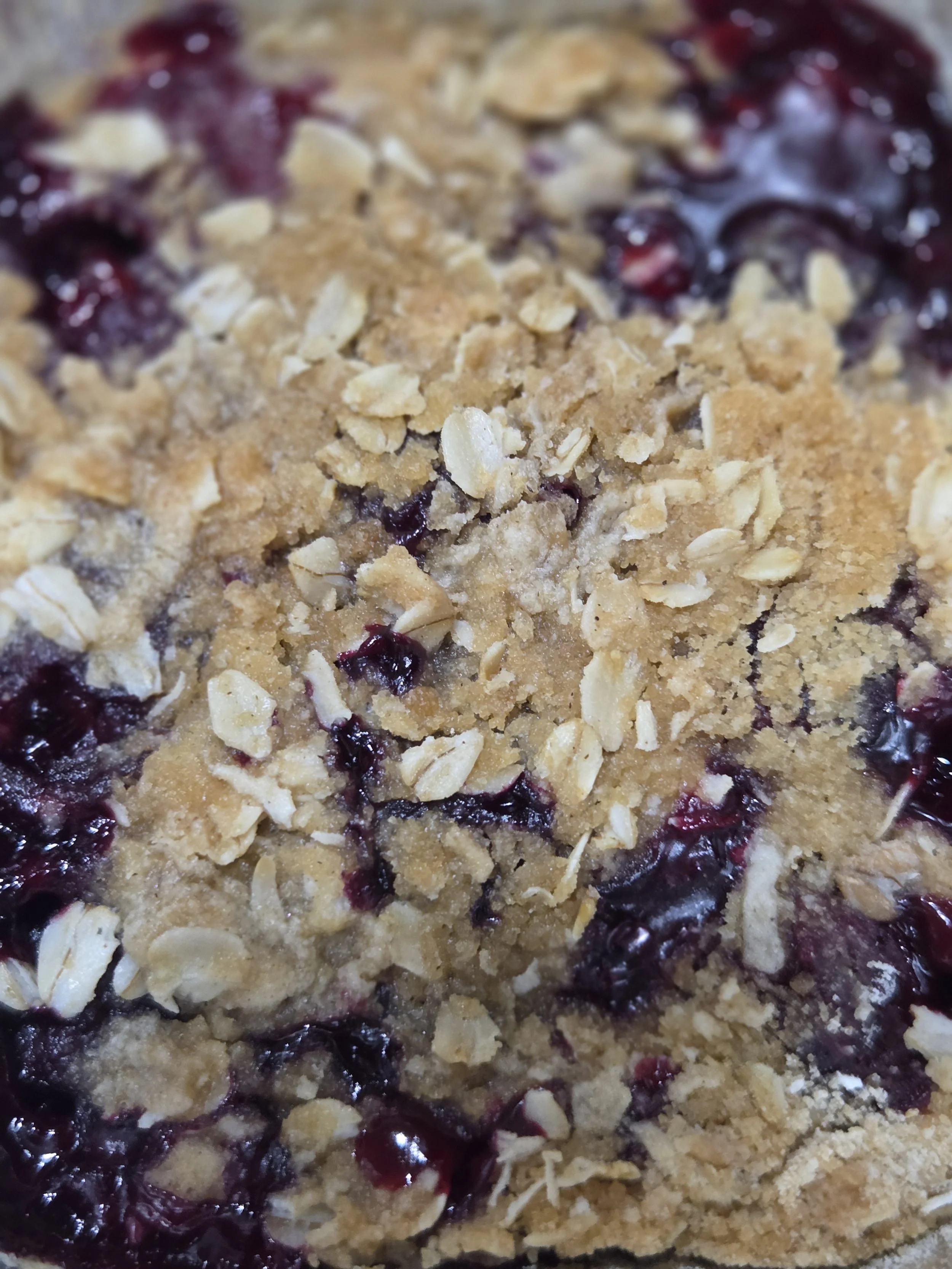 Backyard Blackberry Crisp