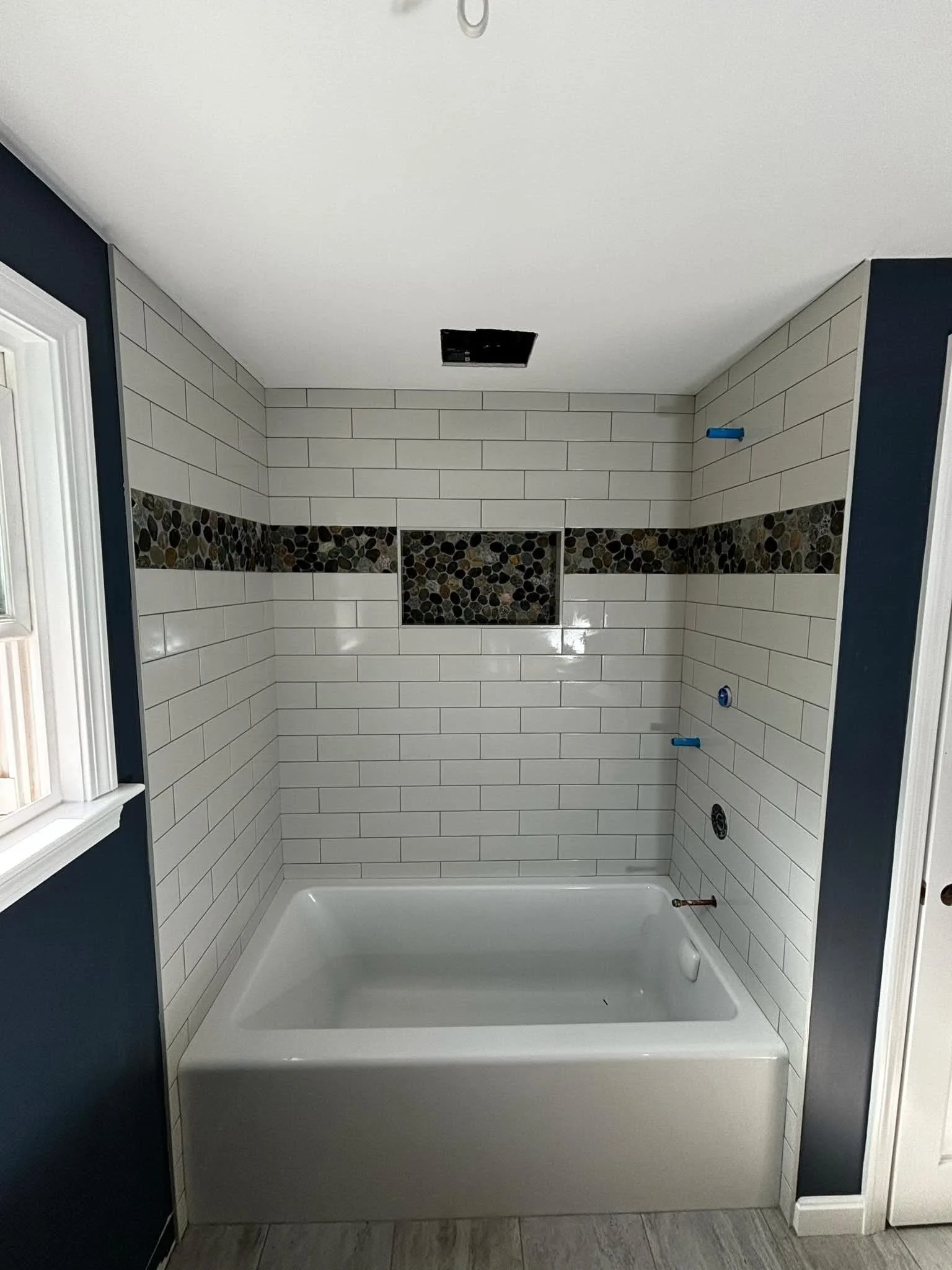 Expert bathroom tile installation in MA. Specializing in shower tile, bathroom floors, and custom tile with lasting quality.