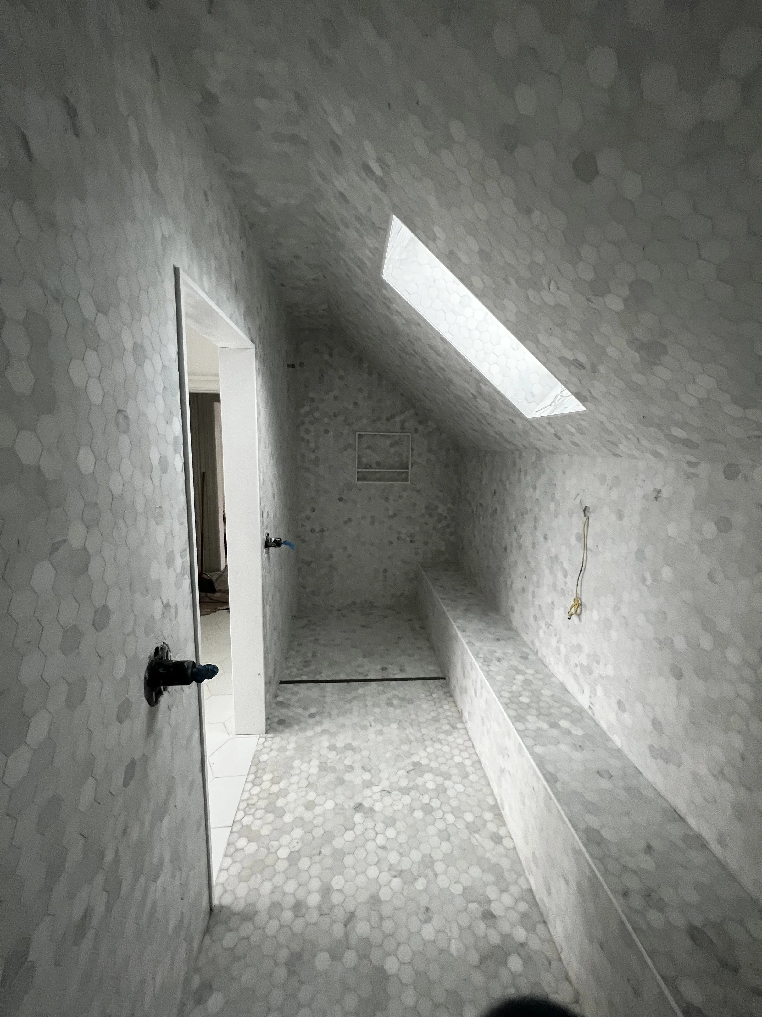 Modern Bathroom Tile Installation