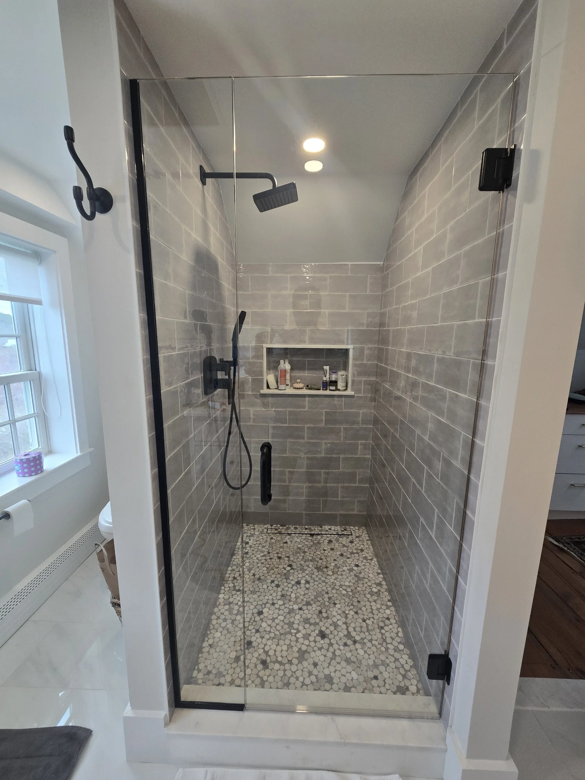 Expert bathroom tile installation delivering precise layouts, waterproof systems, and durable finishes for showers, floors, and walls.