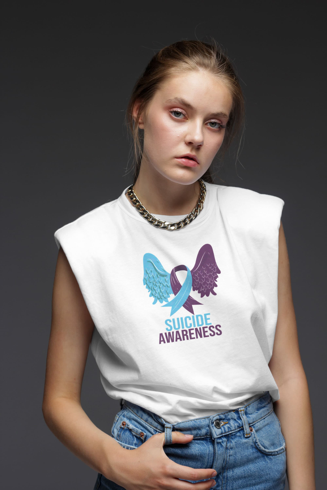 Empowerment Wings Suicide Awareness T-Shirt