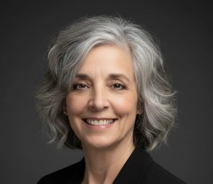 Portrait de l’artiste Josée Larocque, peintre en art abstrait contemporain au Québec.