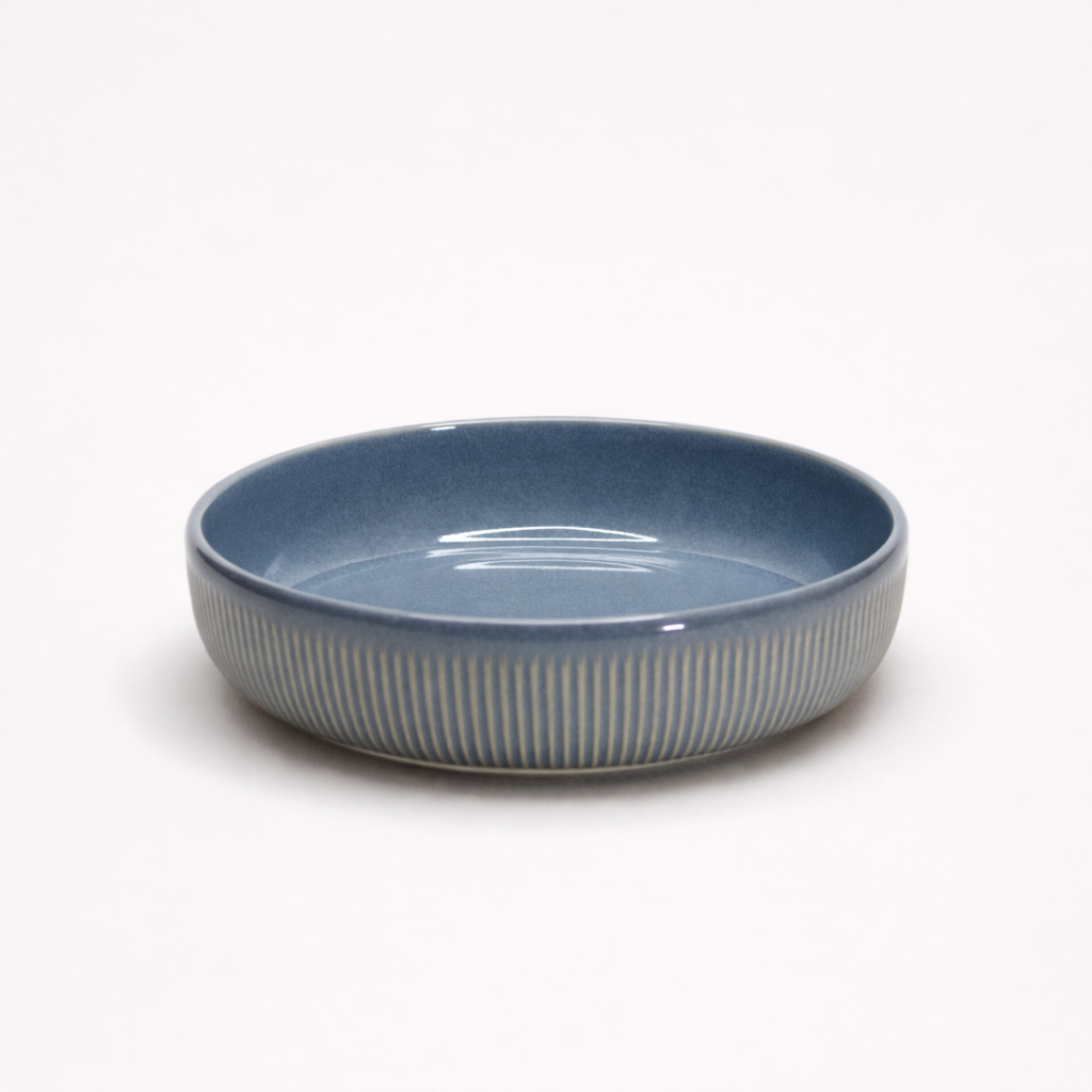 PLATO AZUL BRILLANTE