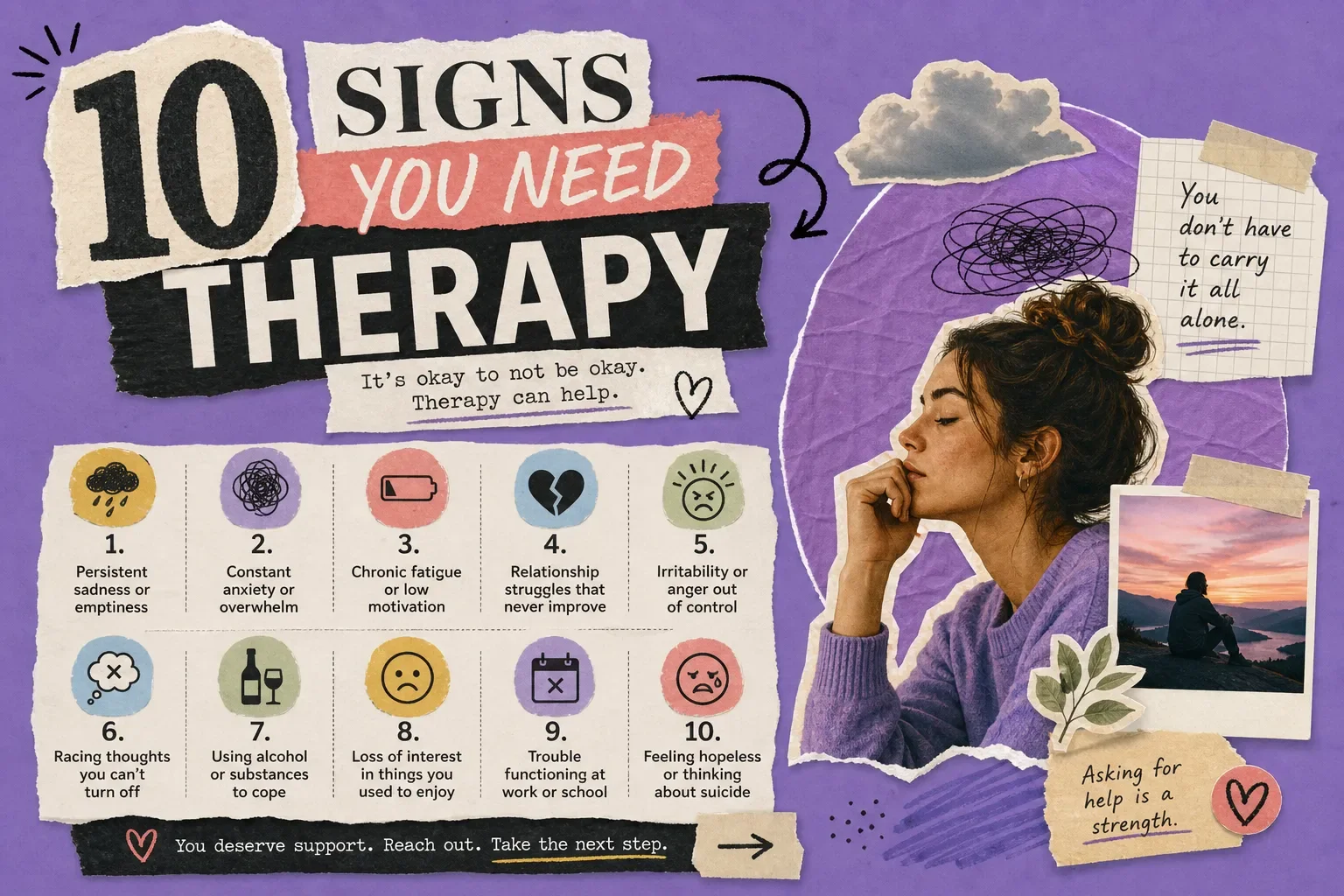 10 Clear Signs You Need Therapy (And What to Do Next)