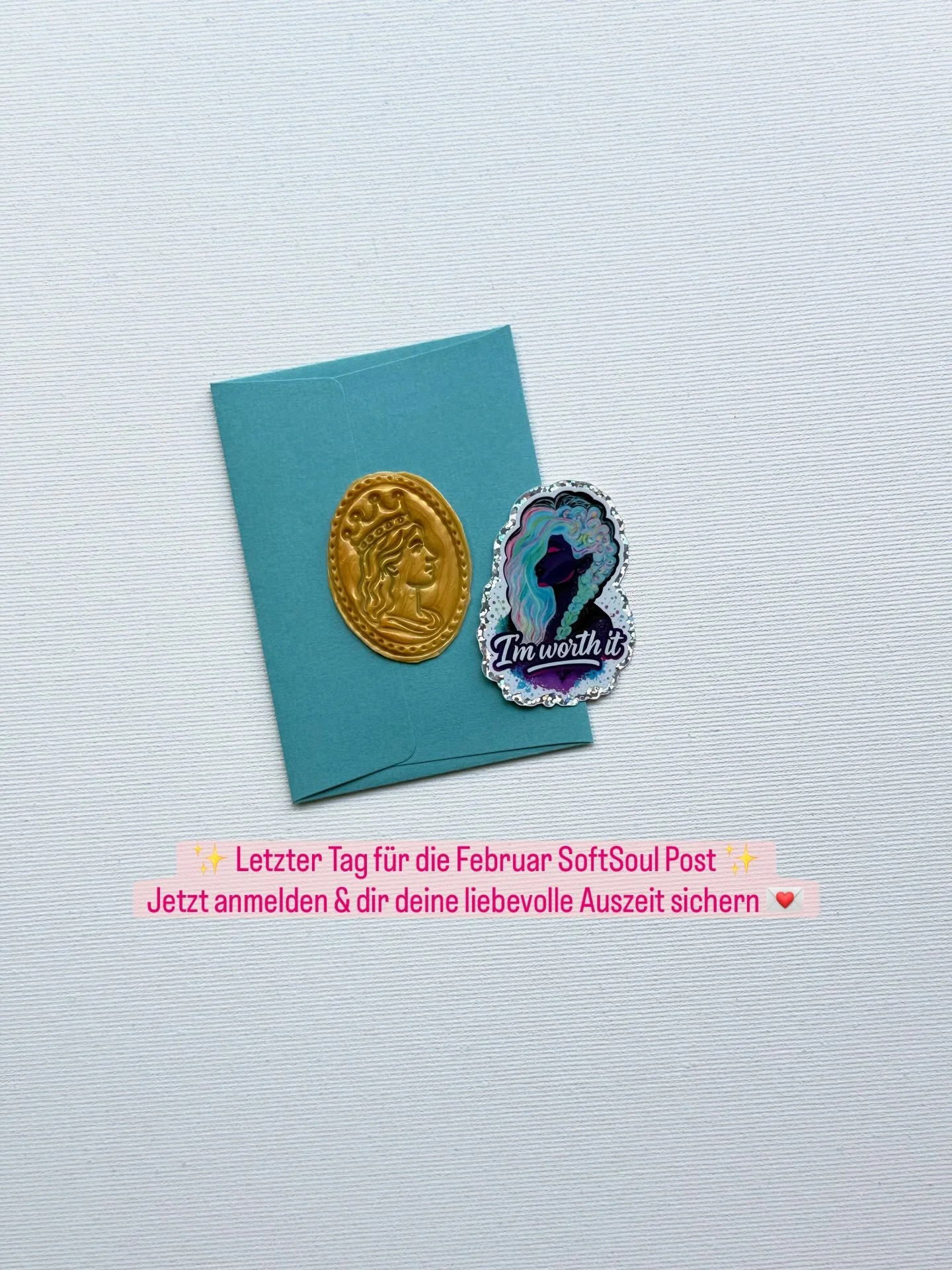 ✨ Letzter Tag f&uuml;r die Februar SoftSoul Post ✨
Jetzt anmelden &amp; dir deine liebevolle Auszeit sichern 💌

#softsoulmailclub #snailmail