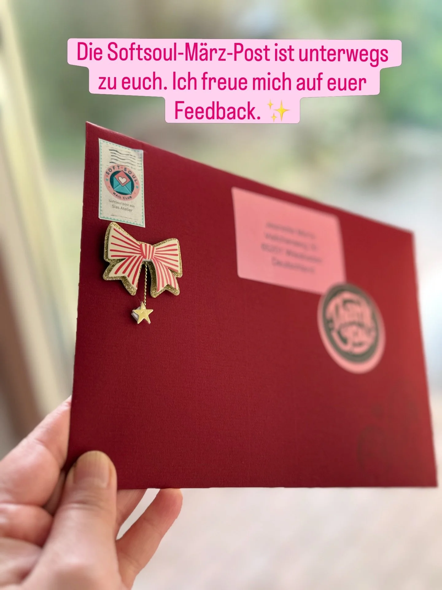 Die Softsoul-M&auml;rz-Post ist unterwegs zu euch. Ich freue mich auf euer Feedback. ✨💌
#snailmail #softsoulmailclub