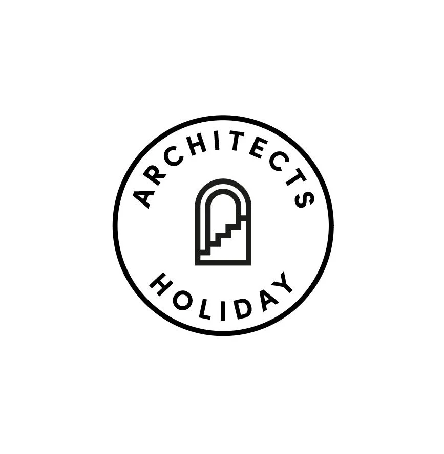 A minimalist design featuring a light green, abstract, circular pattern on a white background.