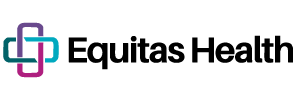 Equitas Health logo with a multicolored cross and the company name in black text.