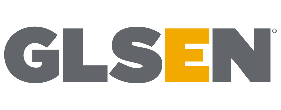 The GLZEN logo with bold gray letters and a yellow letter 'E'.