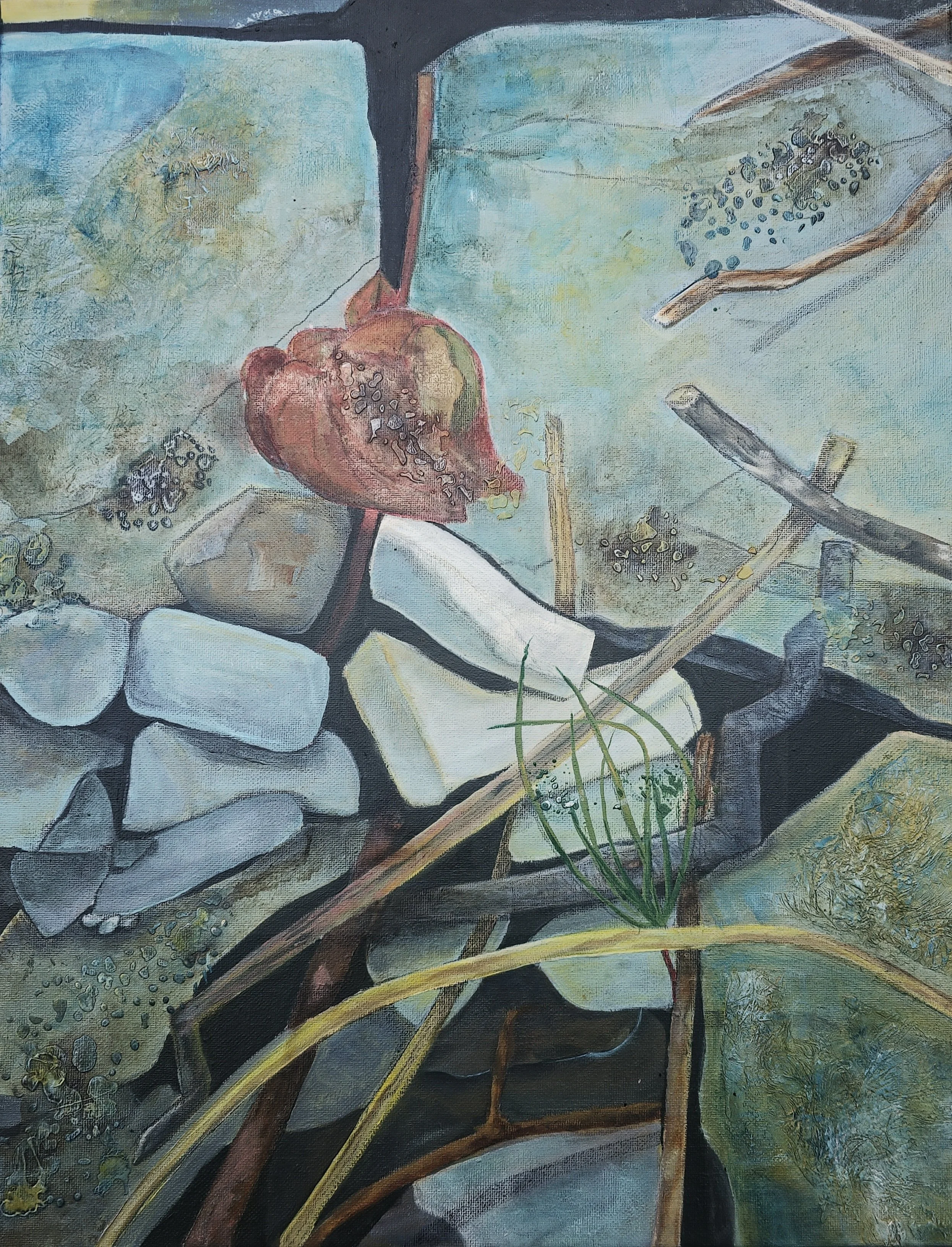 CRAIGLEITH 16x20" Acrylics, ink and pencil on canvas (2026)