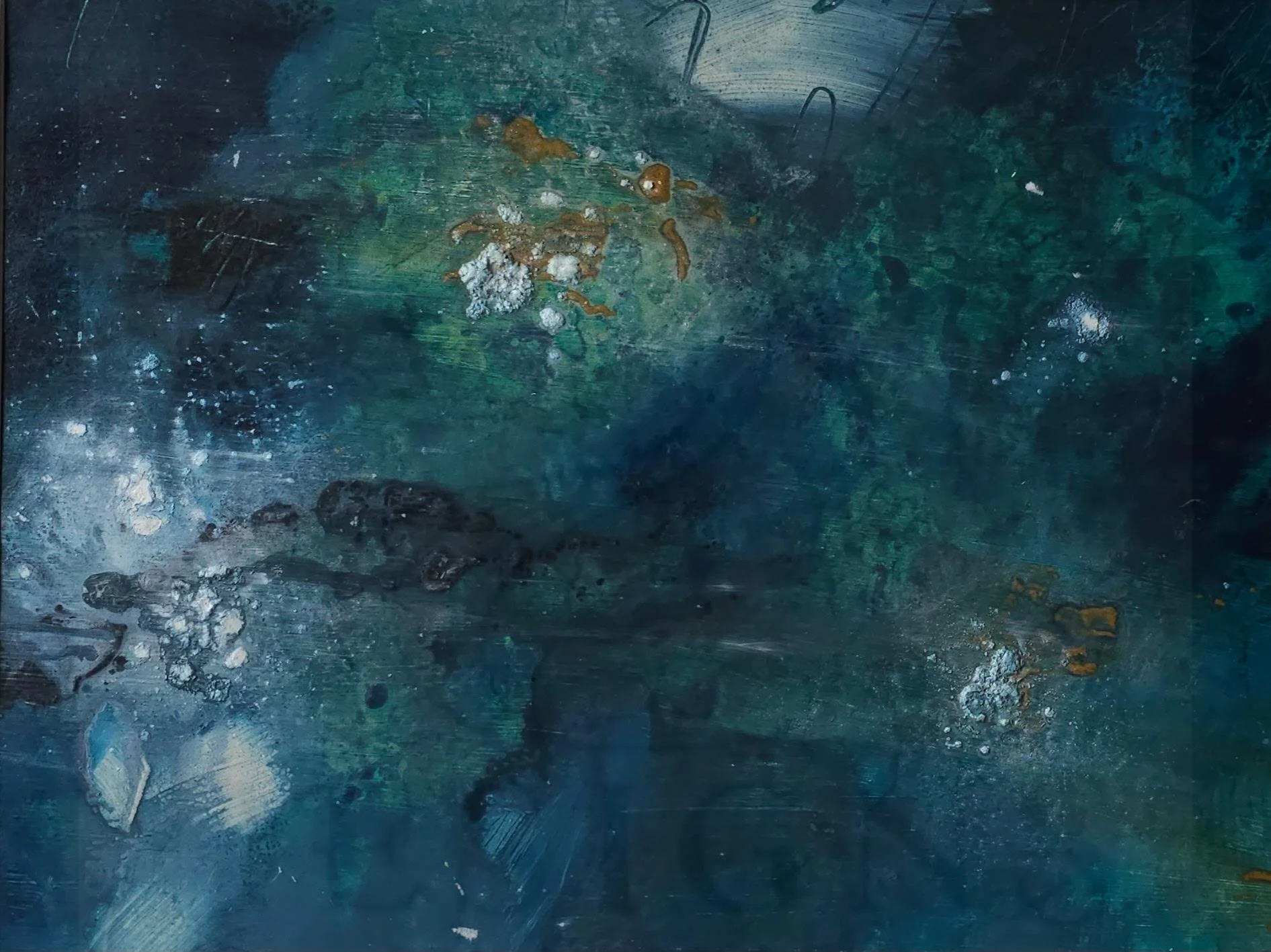 "UNTITLED" 9X12" Mixed media on paper 2021