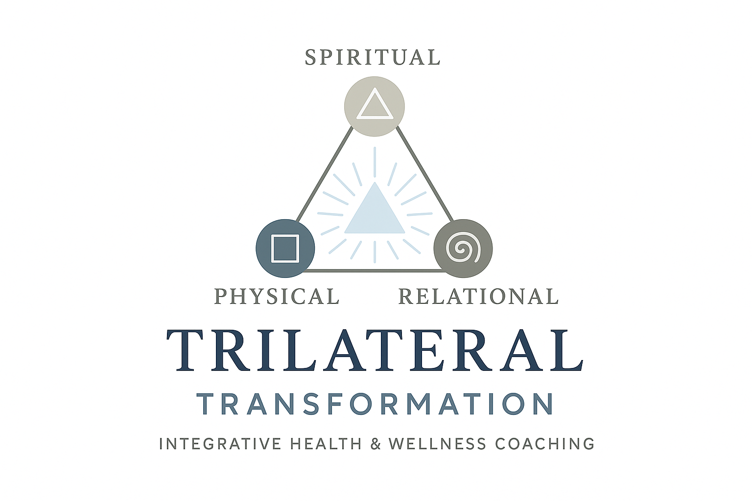 Trilateral Transformation - Integrative Health & Wellness Coaching supporting spiritual, physical, and relational well-being, grounded in self-care.