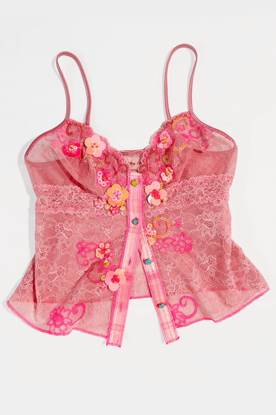 Frosé Sequin Lace Tank