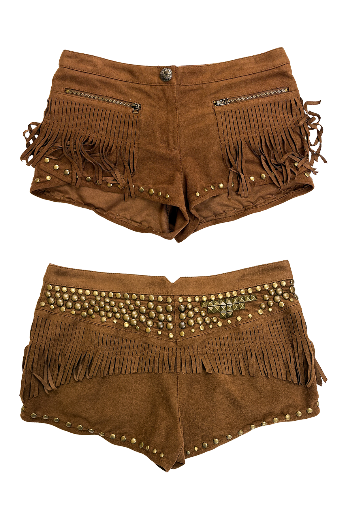 BCBGMaxAzria Suede Micro Shorts