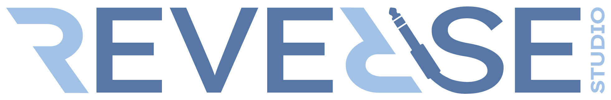 Logo di Revese Studio con nome sovrapposto e icona di una matita.