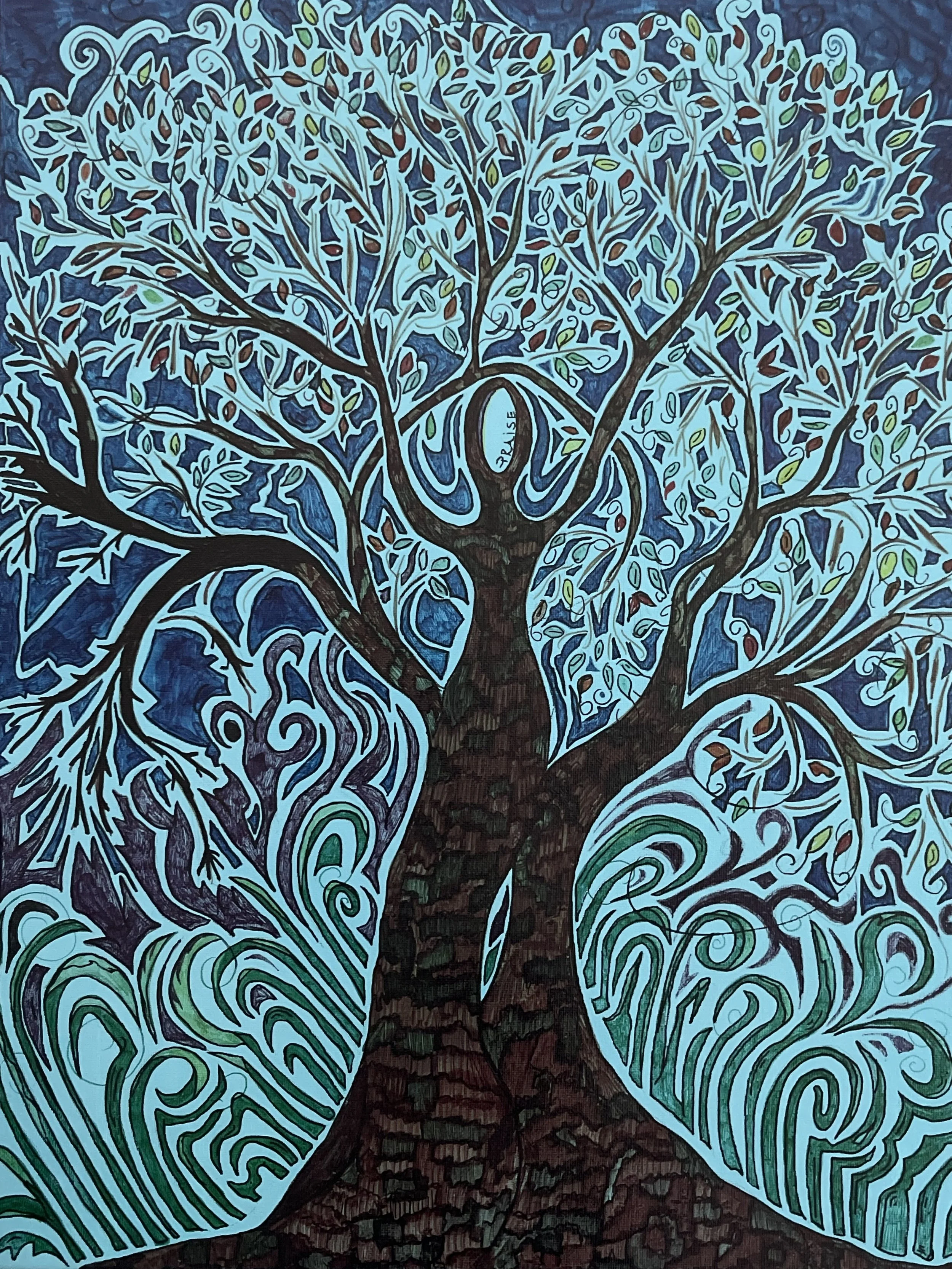 Girl Tree by Chantel Warman