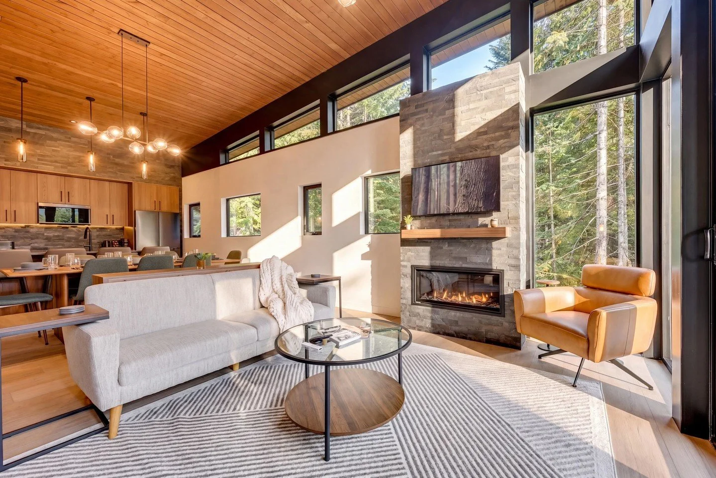 Experience the ultimate summer basecamp at The Mountainside House. Explore Hyak&rsquo;s trails by bike or foot, then retreat to floor-to-ceiling forest views in our open-concept living area. Your Cascade adventure starts right here. Book your escape!