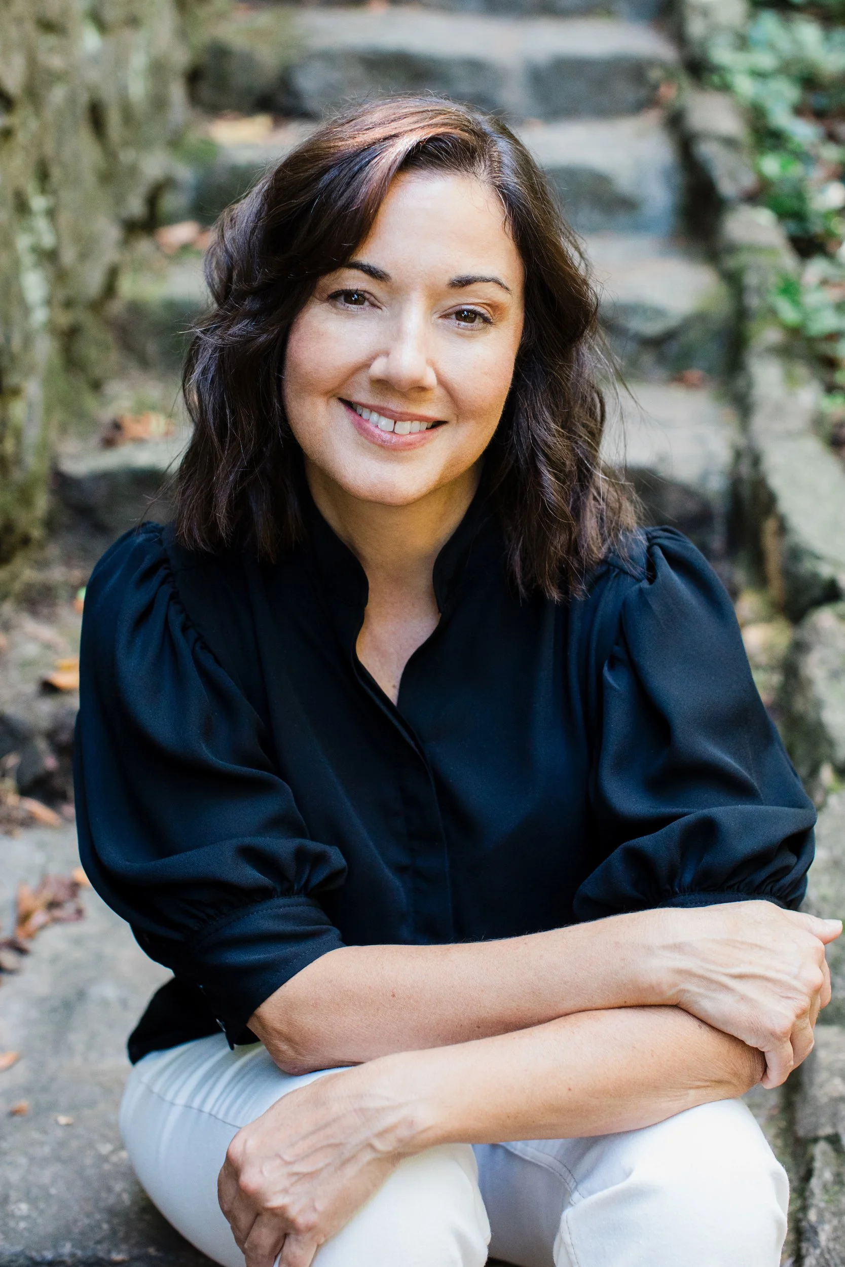 Kristen Calhoun, Greenville SC speech therapist and vocal coach, smiling in a professional headshot.