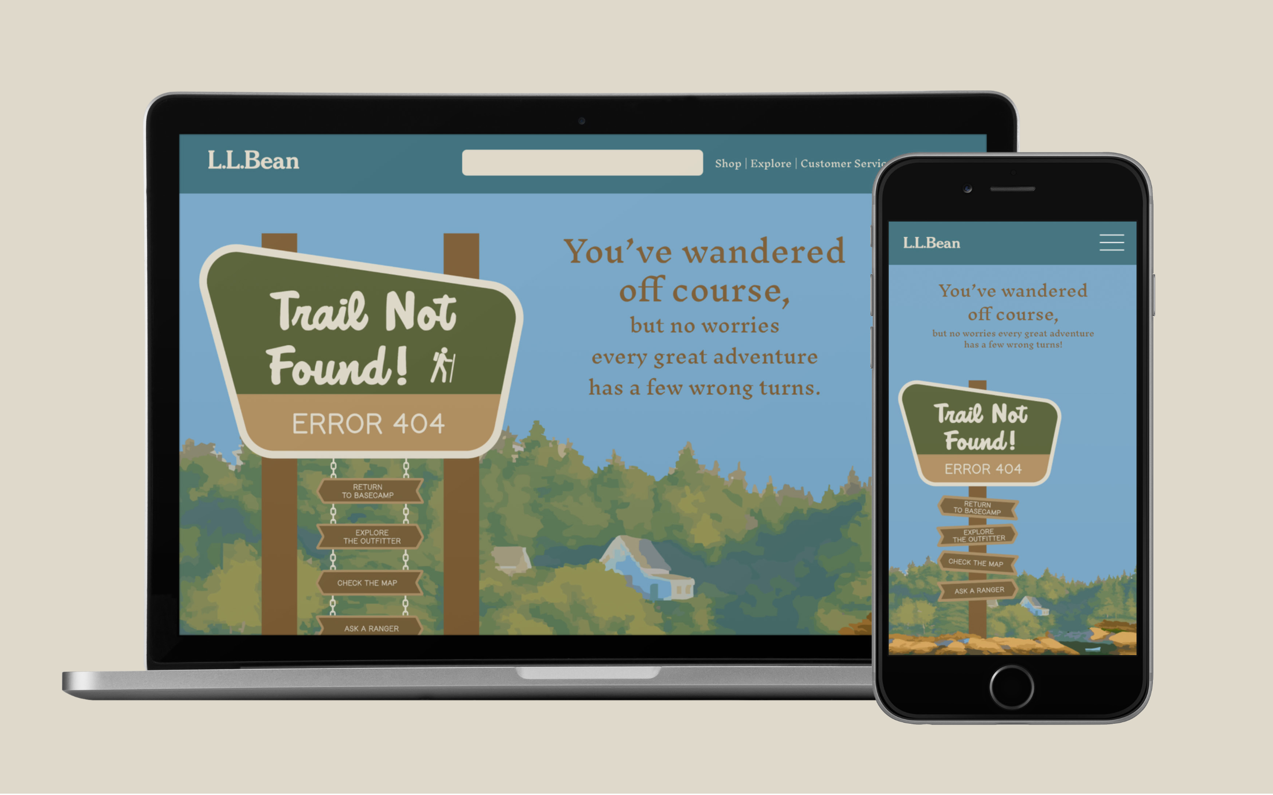 L. L. Bean - Error 404 Page