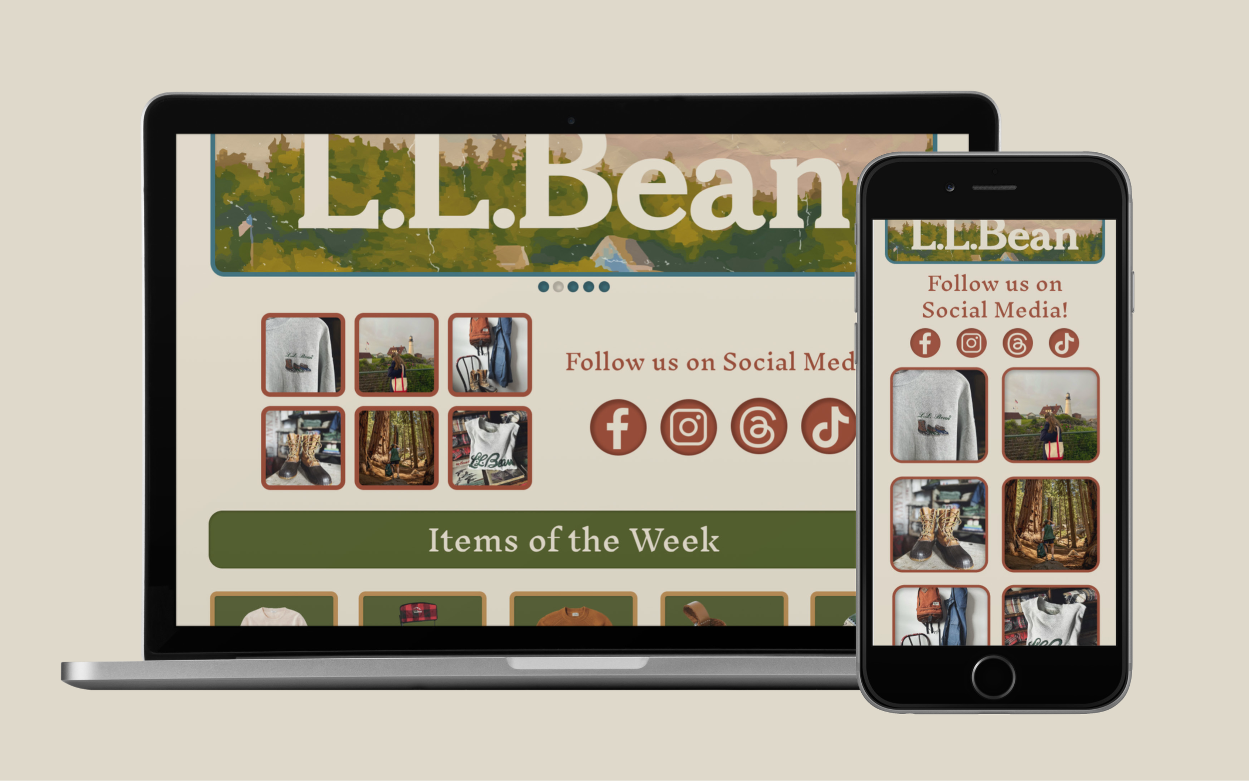 L.L. Bean - Responsive Web Design