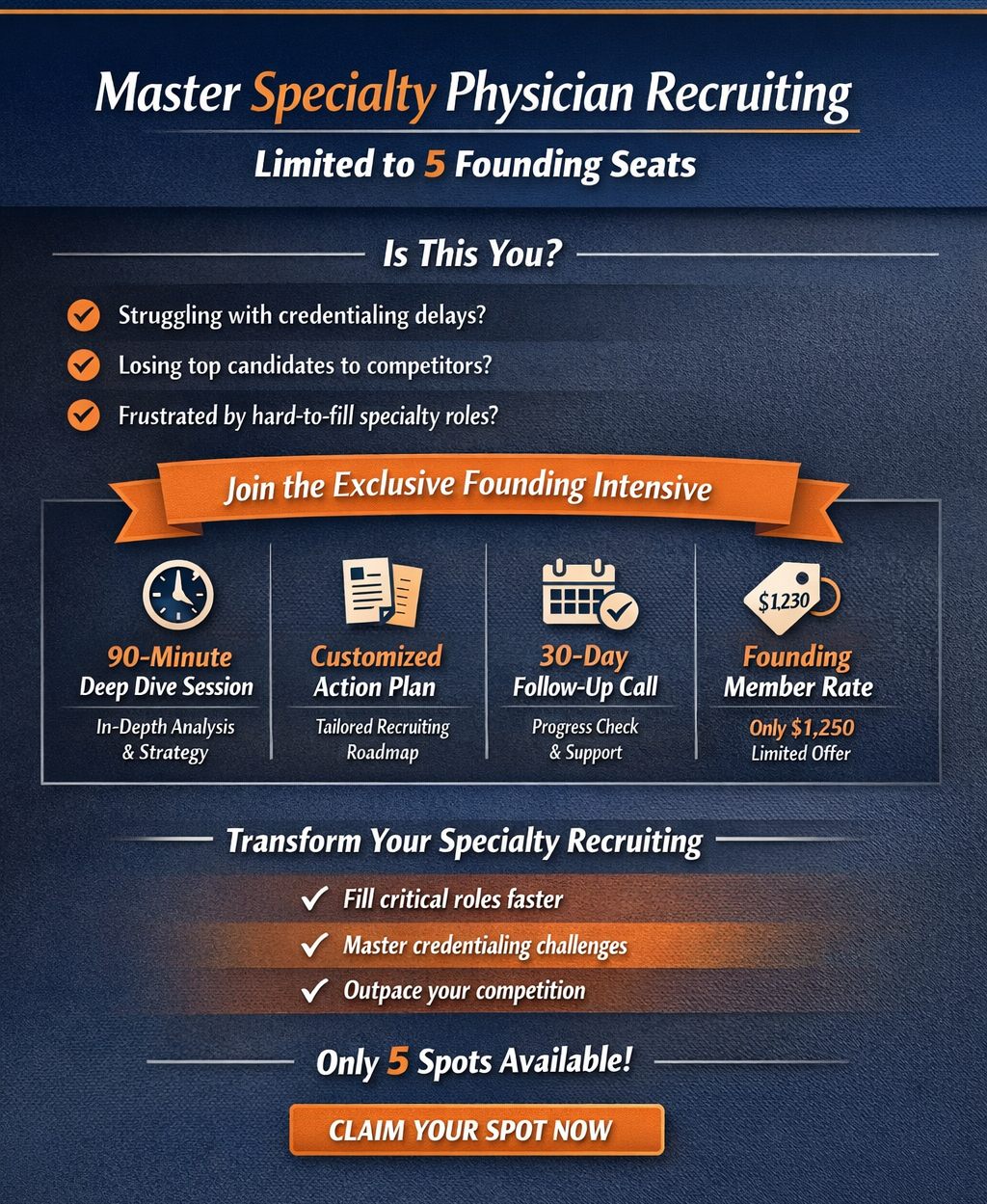 Founding 5 - Master Specialty Physician Recruiting
