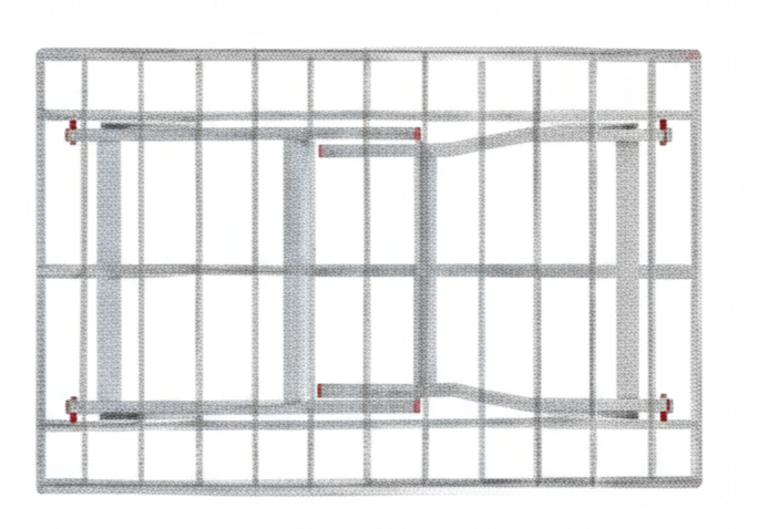 Estructura metálica de mesa para todo tipo de usos plegable y fácil de transportar y montar para uso diario. Mesa especial marcadillo para fruta y ropa