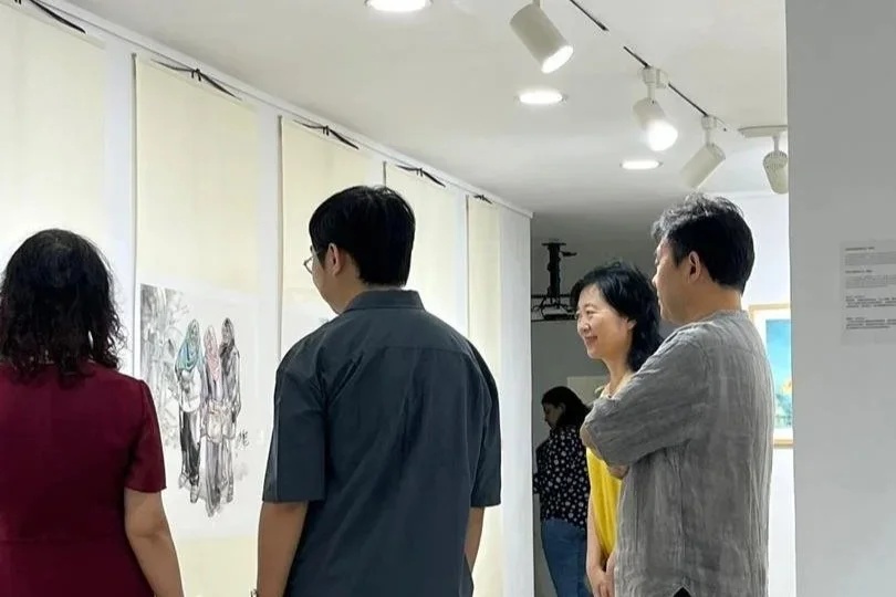 Echoes, Ink Wash and Islands by Jiao Weidong and Guo Xinhua shows at Art Gallery Malé