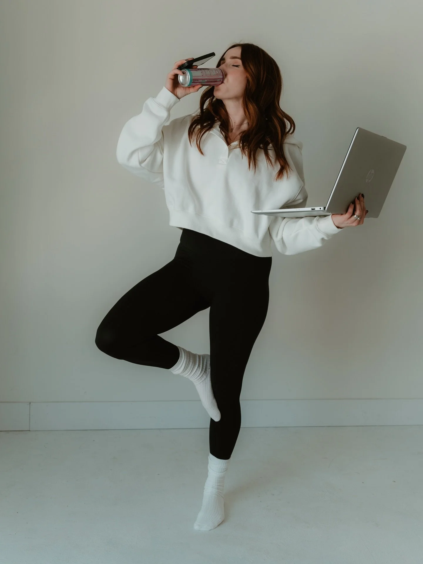 Energy drink ✔️
Laptop ✔️
Phone ✔️

She&rsquo;s ready to work.

After a full month of being sick, 3 urgent care visits, RSV, bronchitis, two sinus infections, a bruised rib from coughing so hard, and damaged cartilage in my chest&hellip; I&rsquo;m fi
