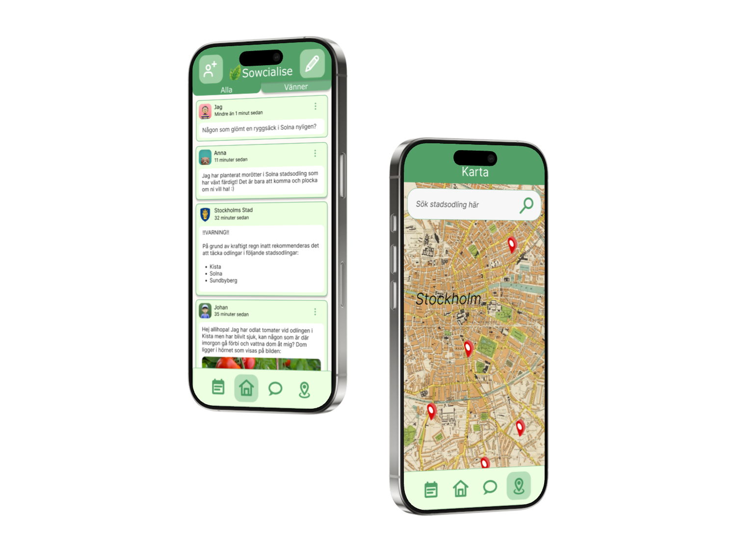 Sowcialise mobile app