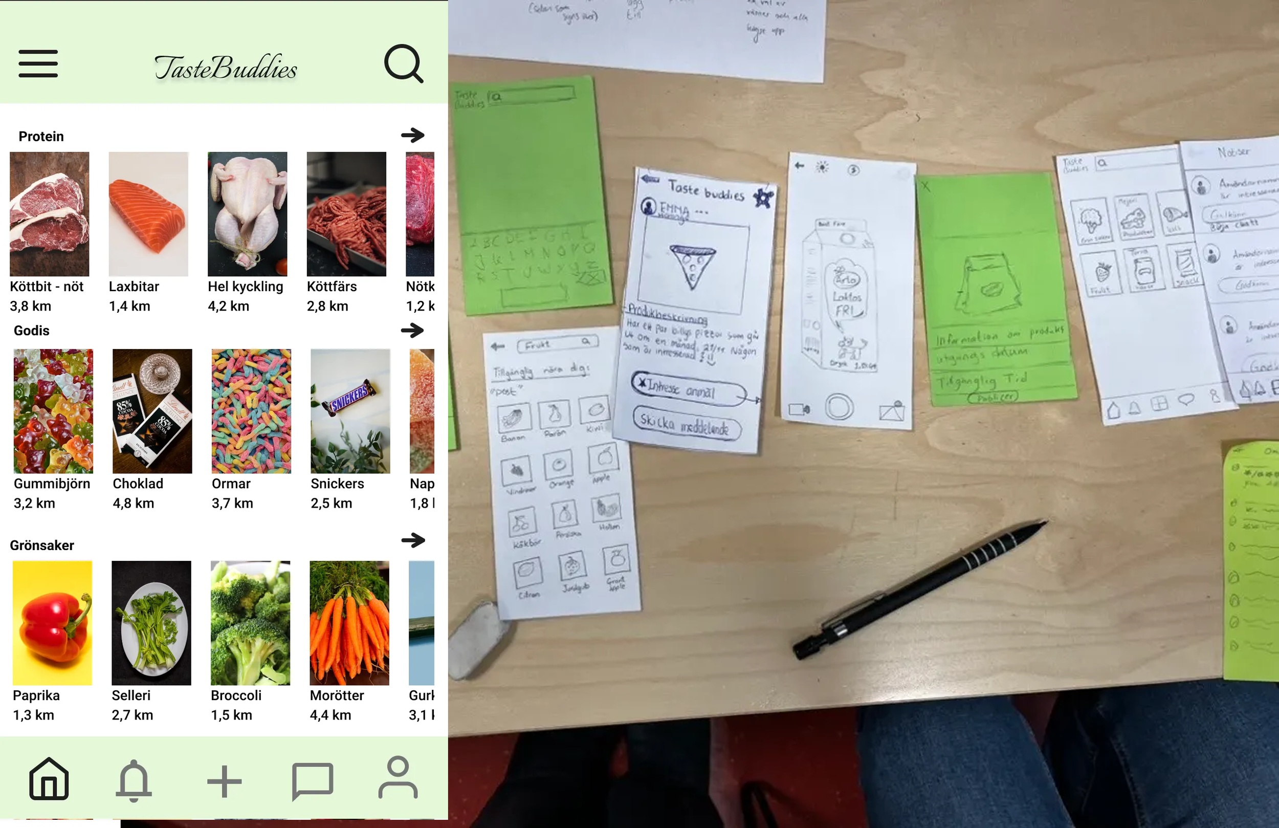 Taste Buddies - Figma mobile app