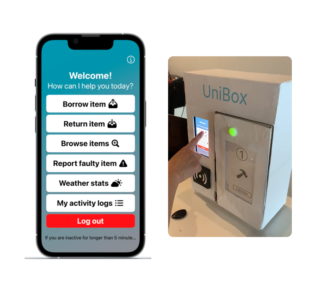 UniBox - Interactive locker compartment
