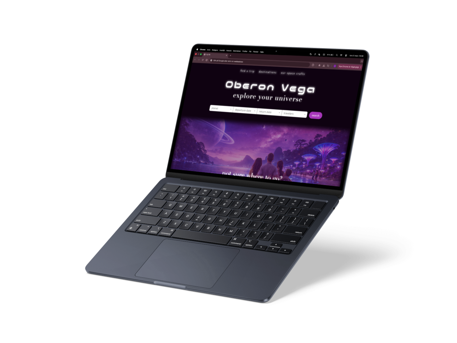 Oberon Vega - space travel website