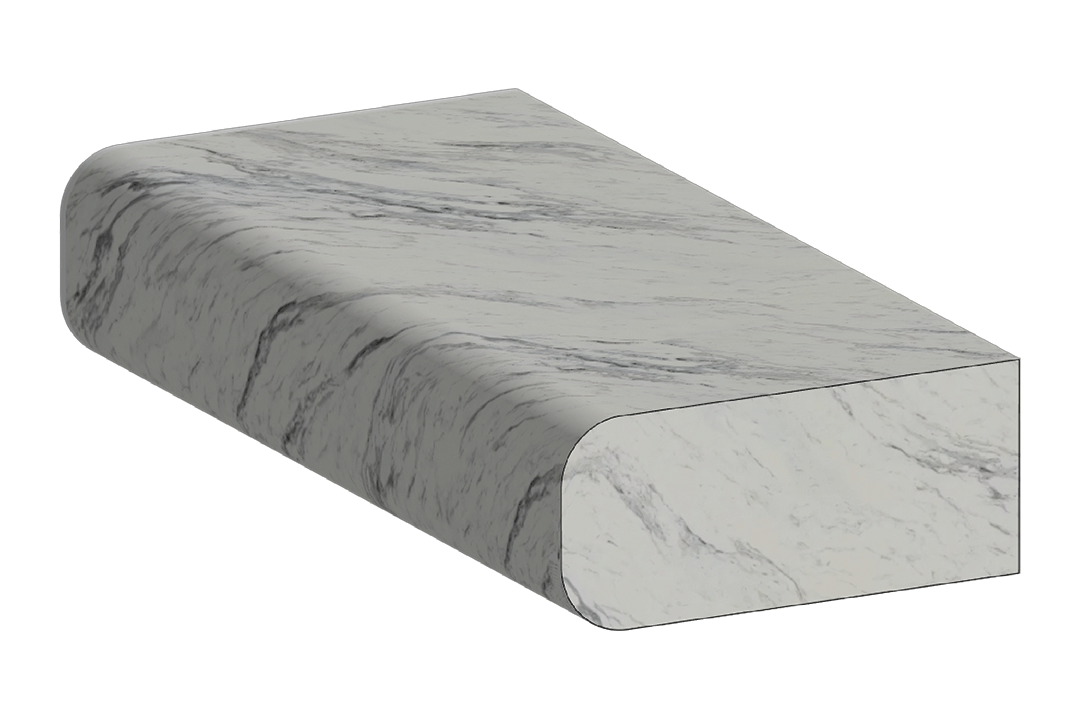 Laminate edge profile Euro