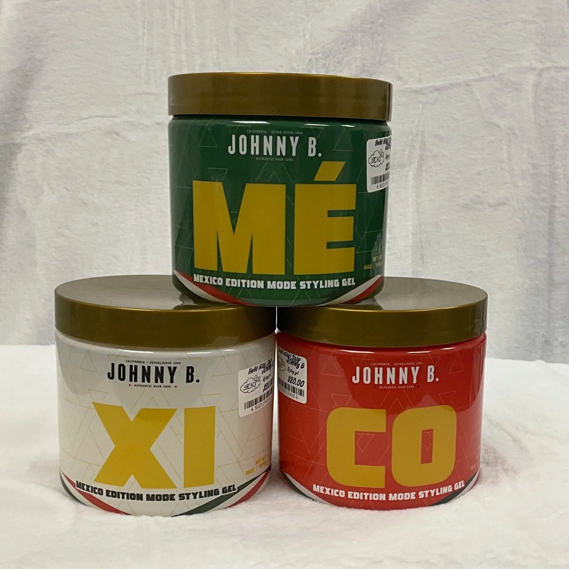 Johnny B hair gel 16oz (454g)