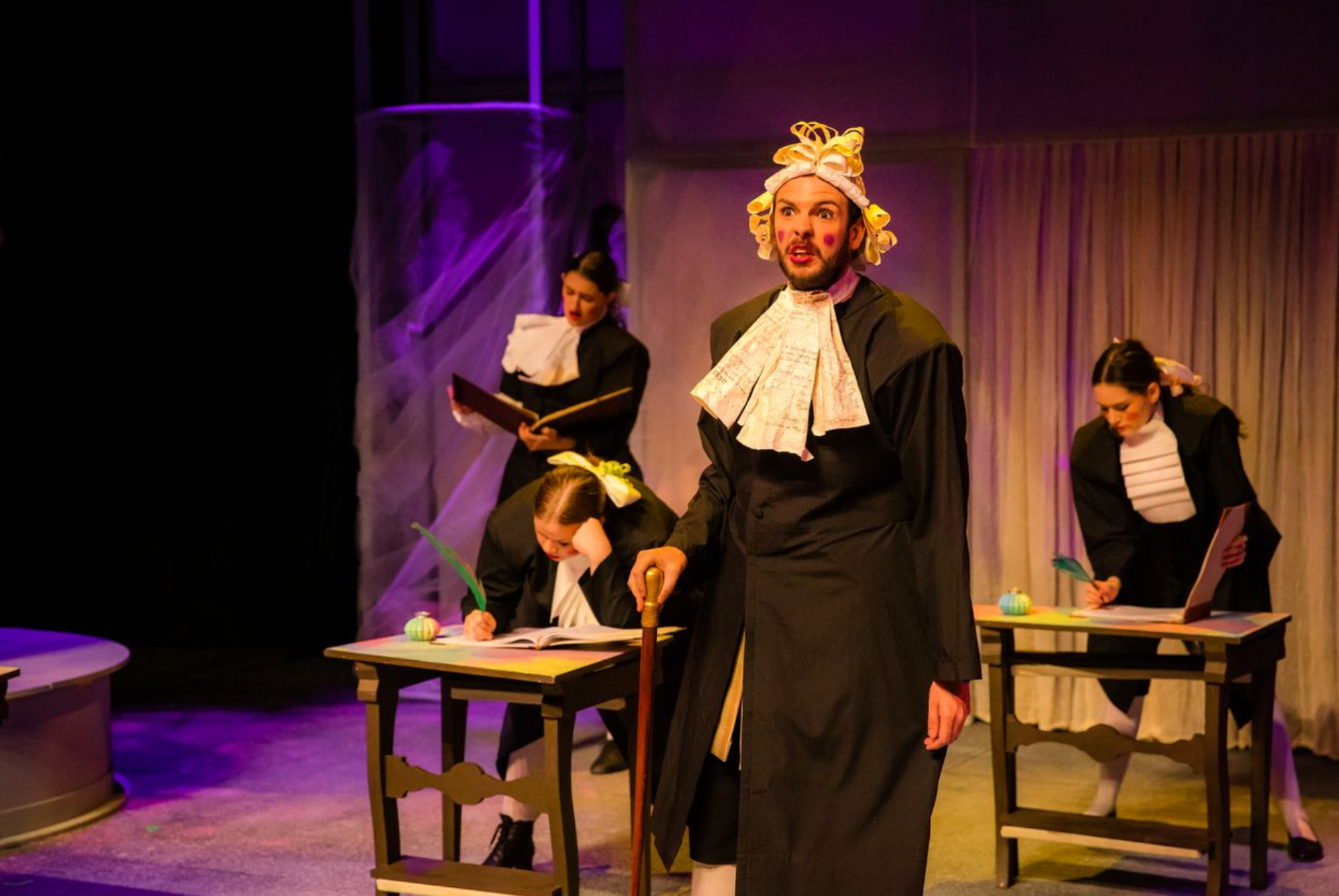 Pictured: Cast of Mese/Chanson de Fortunio--- Photo Credits: Nick Pearce