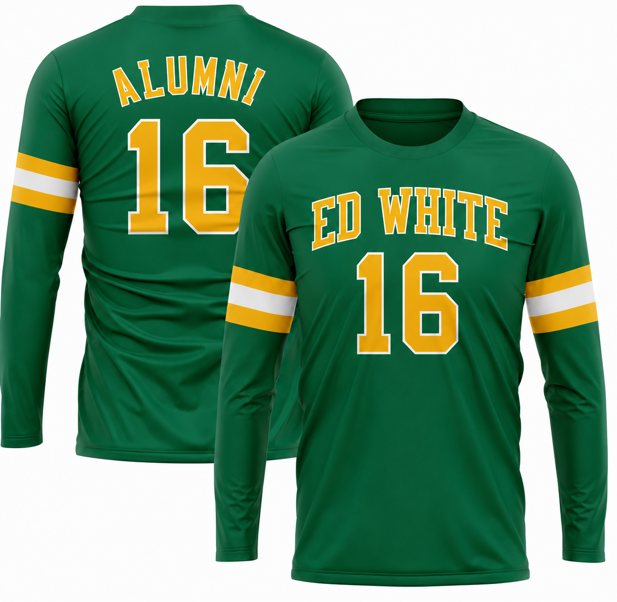 Long Sleeve Jersey-Style T-Shirt