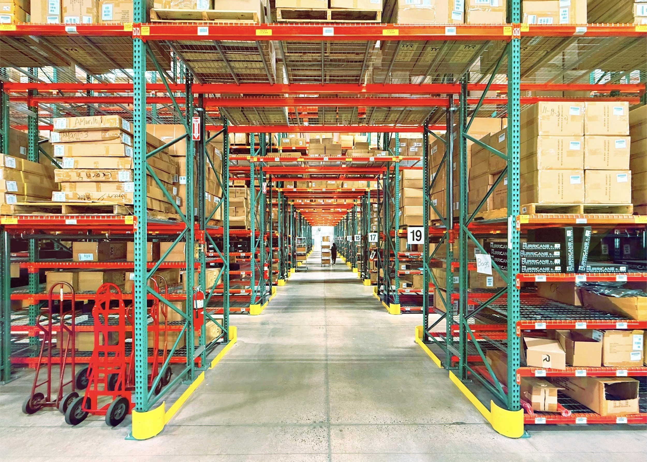 Industrial distribution and supply warehouse.