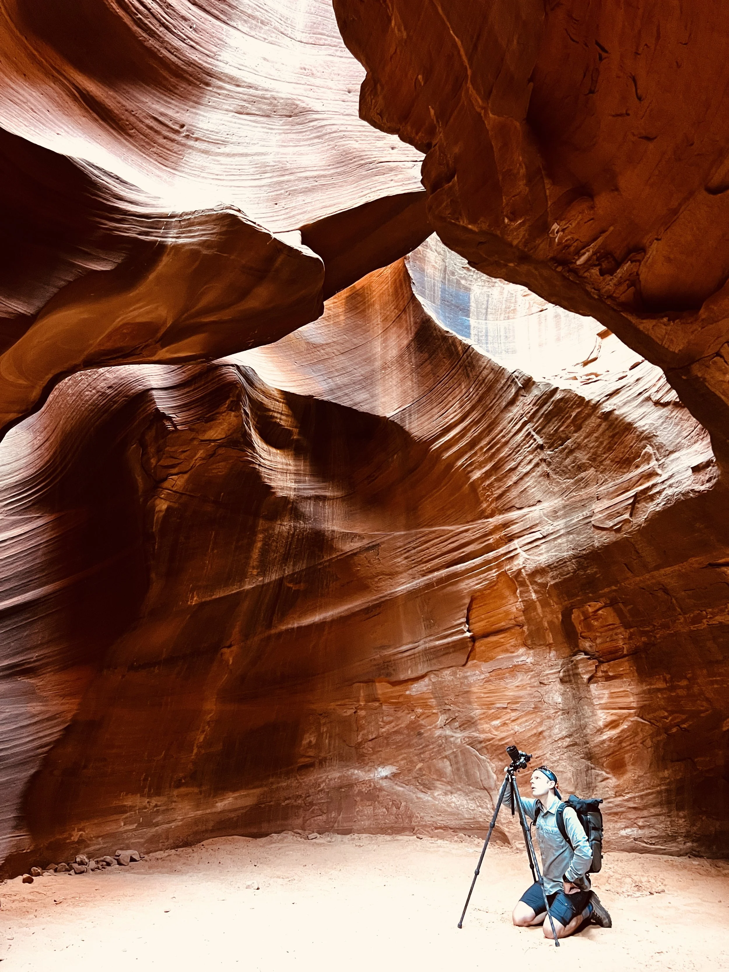 Photographing with the Cardiac Canyon in northern Arizona