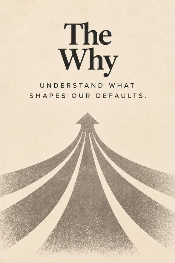 Multiple paths converging into one, representing understanding the why behind what we believe.