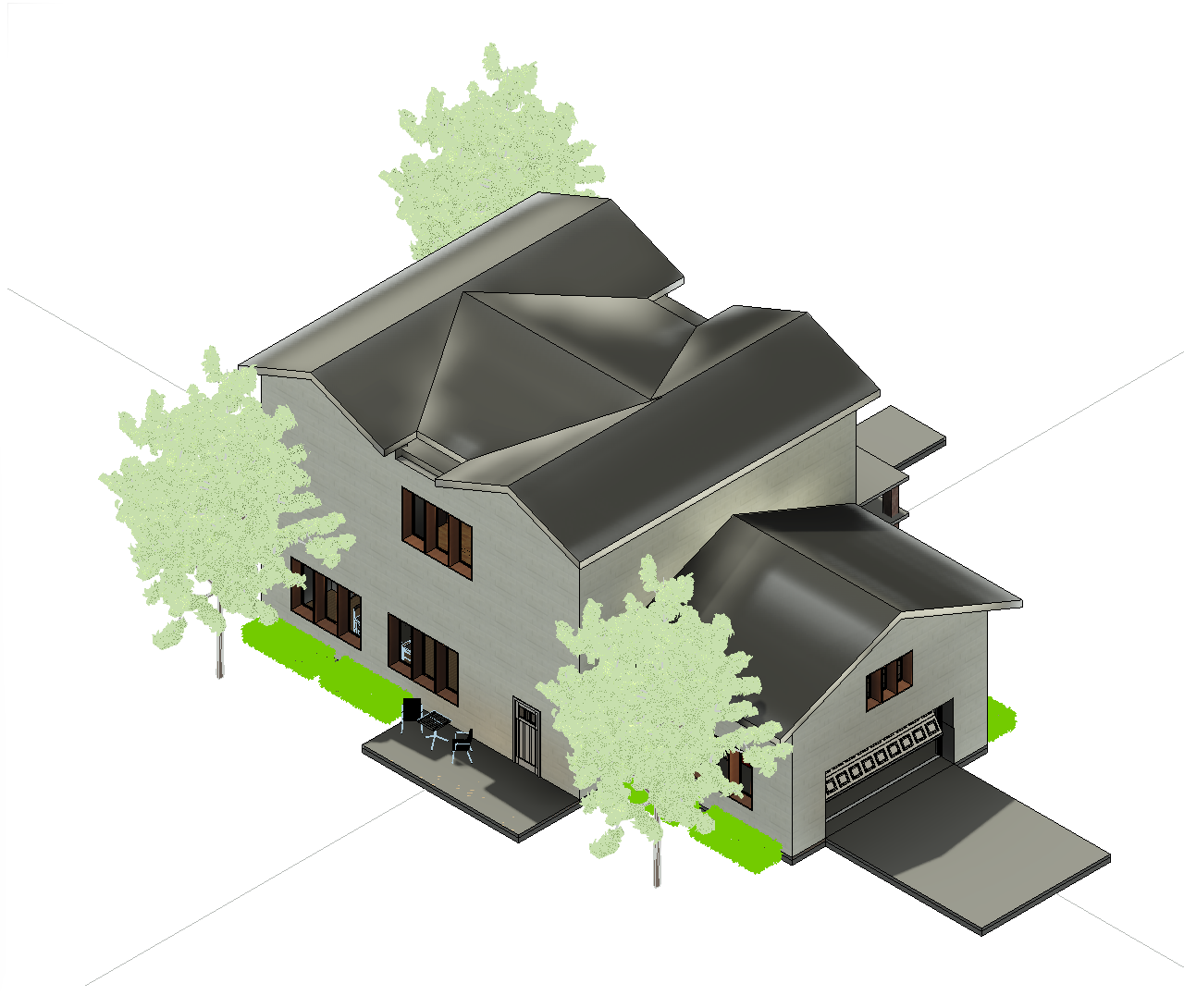 Northwest Isometric View
