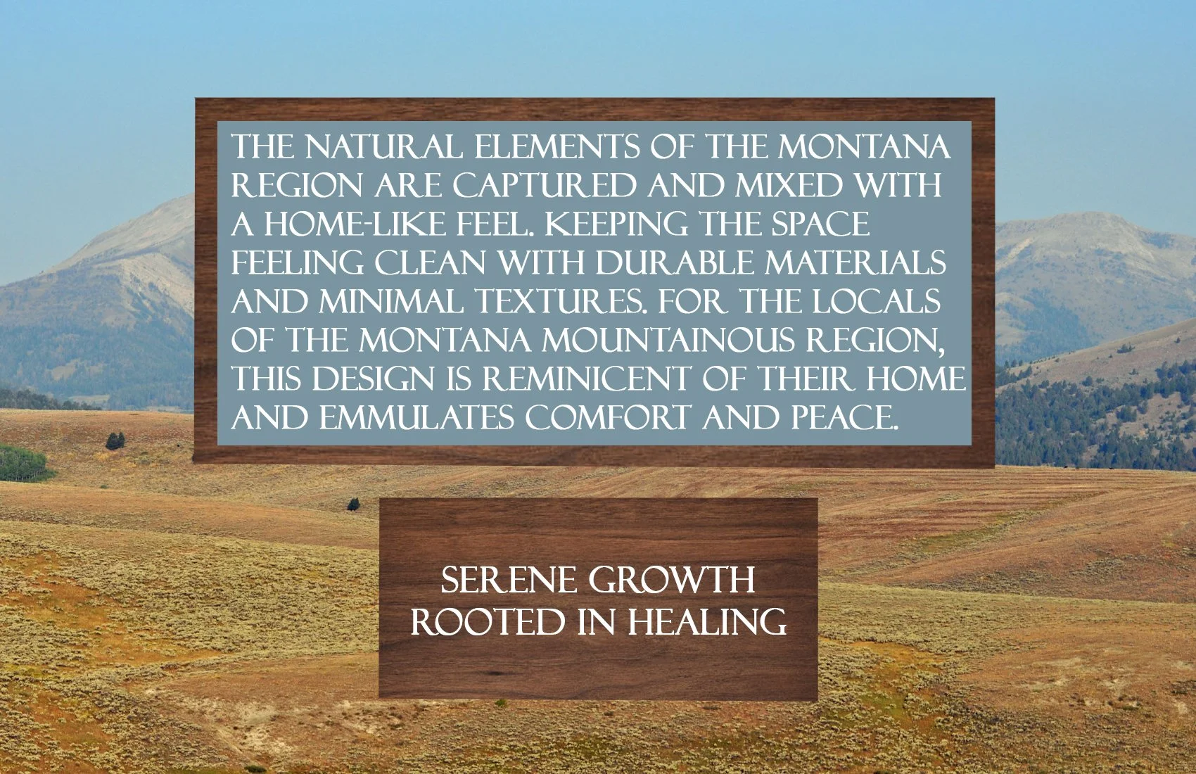 Concept Statement inspiring the final design