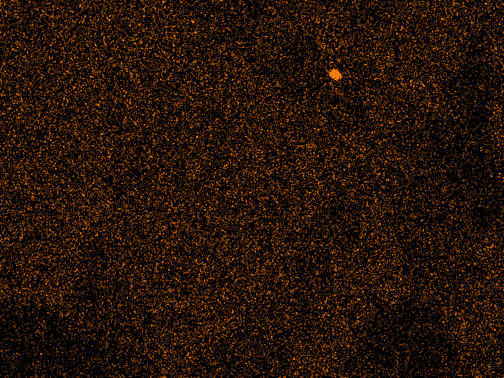 Close-up SEM EDS Pb distribution