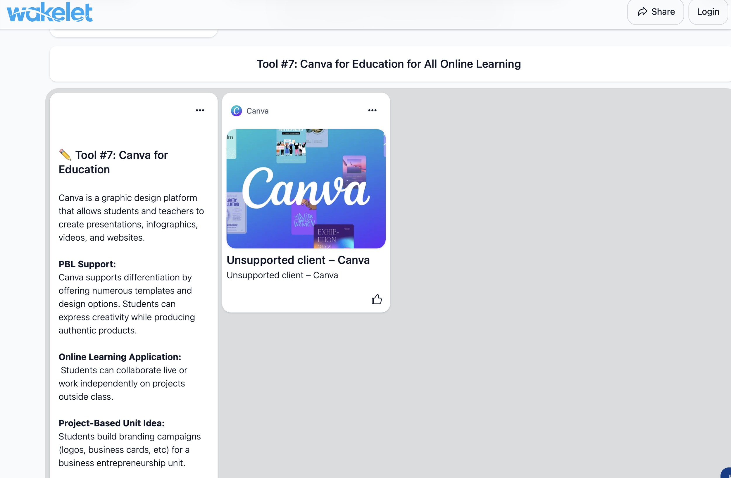 Tech-Based Tools Wakelet Resource List