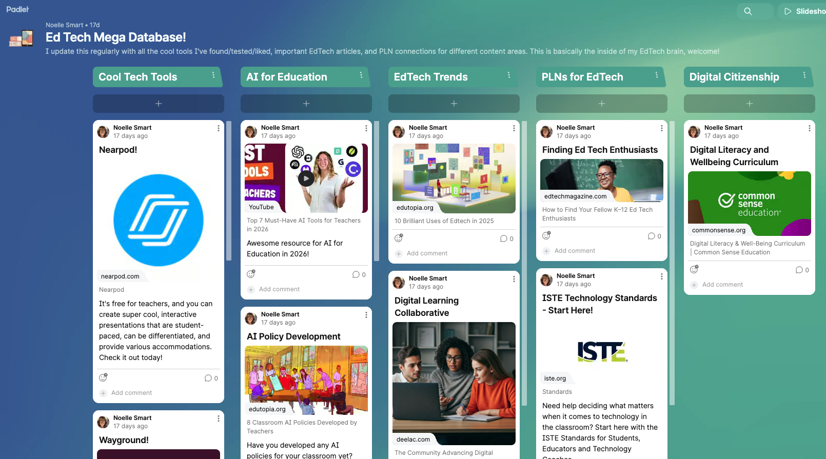 Noelle Smart Ed Tech Mega Database