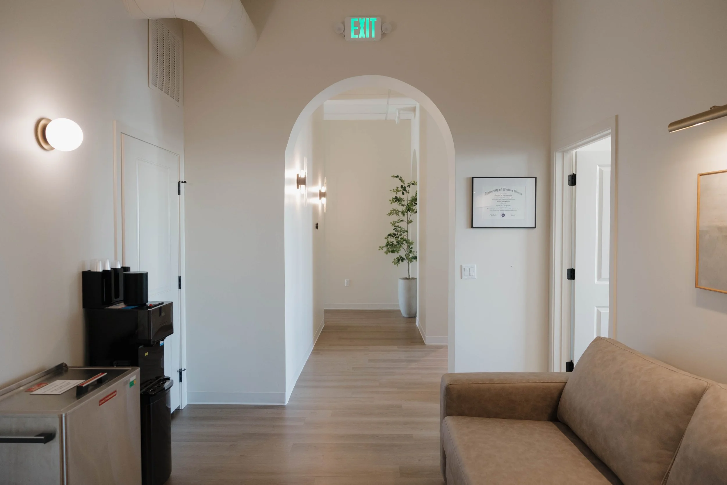 Rebound Chiropractic Hallway in Lehi, Utah