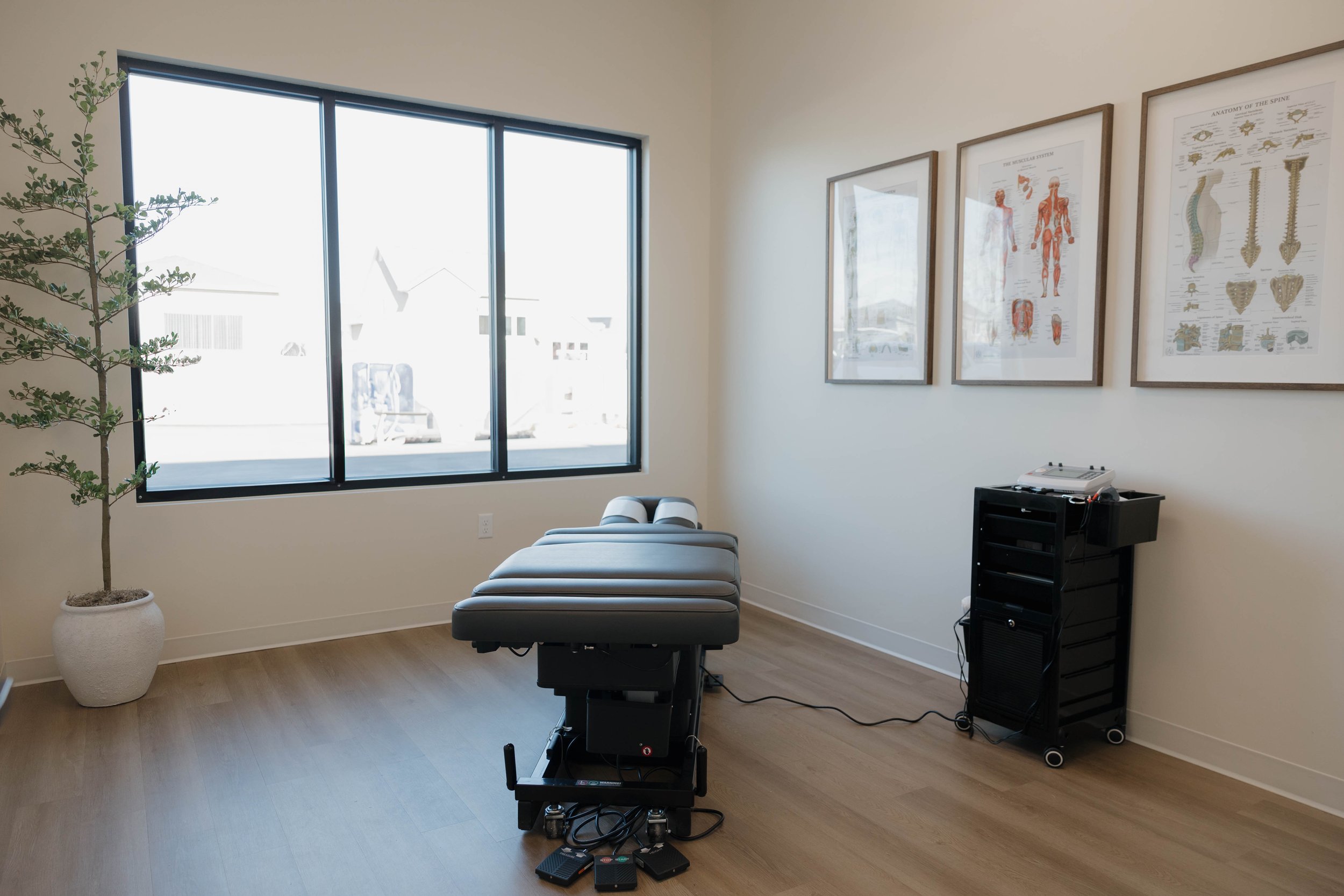 Treatment room in Rebound Chiropractic located in Lehi, Utah