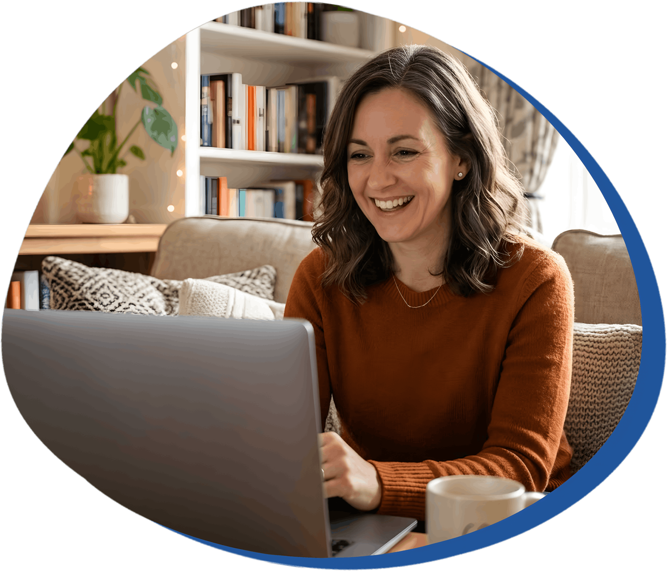 Therapist working with client on anxiety and trauma via video call