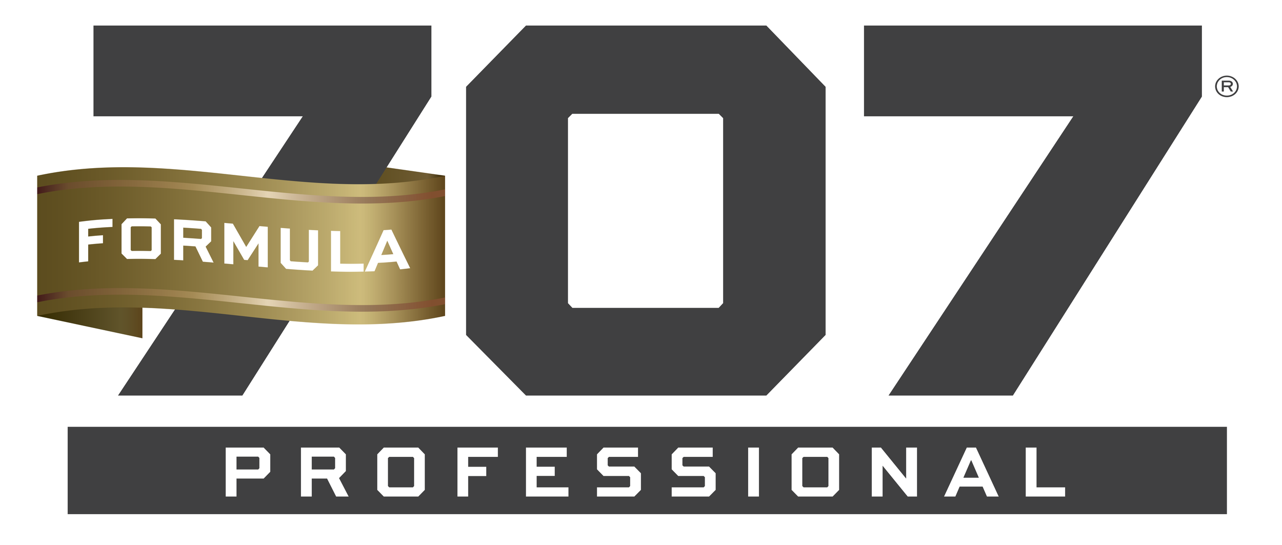 Logo for 3M, featuring large black numbers '3', '0', '7' with a gold ribbon across the '3' reading 'Formula', and the word 'Professional' below in a black rectangle.