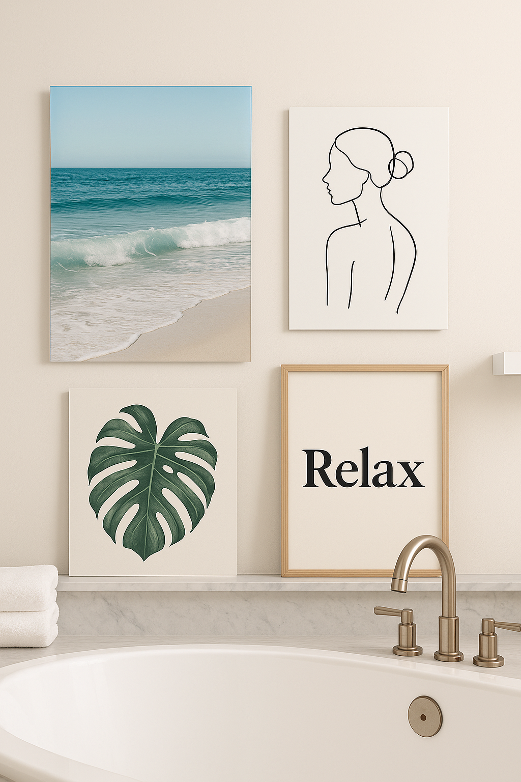 Bathroom Wall Art Ideas That Resist Moisture