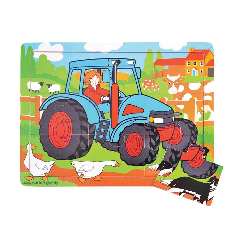 Tractor Tray Puzzle 9pcs